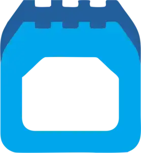 Diagram showing castellated silicone inflatable seal profile (without dimensions)