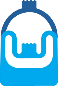 Diagram showing frog leg silicone inflatable seal profile (without dimensions)