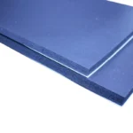 BISCO BF1000 - BISCO BF2000 extra soft flame retardant silicone sponge sheeting in blue.