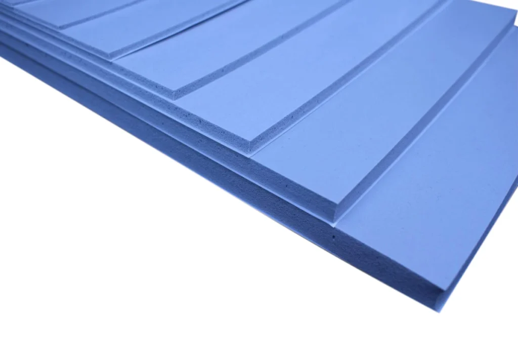 A stack of BISCO® HT800-HT840 Flame Retardant Silicone Sponge sheeting.