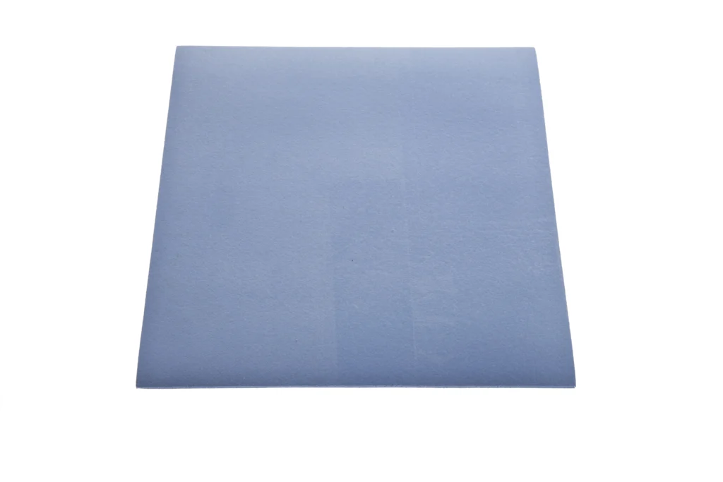 Fluorosilicone rubber sheeting sample.