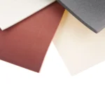 A staggere pile of general purpose silicone sponge sheets.