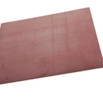 An angled piece of glass fibre reinforced silicone sheeting.