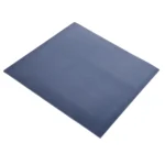 A tilted sample of metal detectable silicone sheeting.