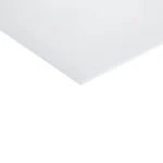 The corner of a piece of Vacuum grade silicone sheeting.