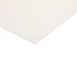 A corner of a sheet of high temperature silicone in white.
